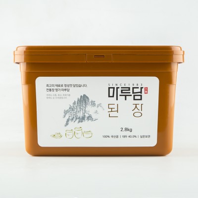 [기림바이오] 마루담 된장 2.8kg HACCP 국산콩 저염장 재래식 전통장